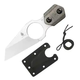 Walmart Kizer Variable Wharncliffe Fixed Blade Knife D2 Blade Micarta Handle Pocket Knife 1052A1 offer