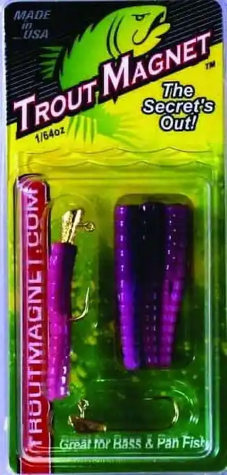 Walmart Leland Lures Trout Magnet Softbait 1/64 oz, Purple Haze, 9 Count offer