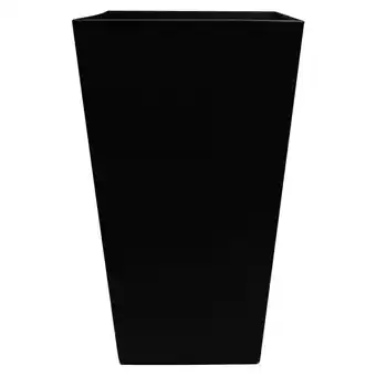 Walmart Bloem 20 x 11.5 x 11.5 in. Plastic Tall Finley Planter, Black offer