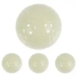 Walmart Himition 4pcs Glow In The Dark Golf Balls Reusable Golf Training Balls Smooth Fluorescent Golf Balls offer