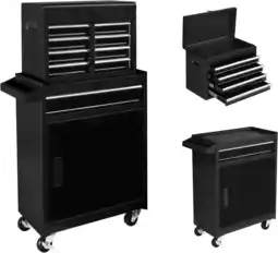 Walmart Ktaxon, 44.09 lb, 22.95 Steel 5-Drawer Rolling Tool Chest Black offer