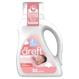 Walmart Dreft Newborn Baby Liquid Laundry Detergent, Sensitive Skin, Hypoallergenic, 32 Loads, 46 fl oz offer