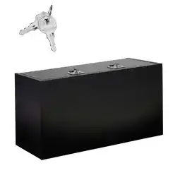 Walmart Ktaxon Black Steel Underbody Truck Box With Lockable T-Handle Latch, 18 x 24 x 48 Inch offer