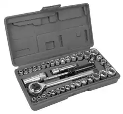 Walmart Performance Tool W1173, Chrome Finish Socket Wrench & Set, 40 Piece offer