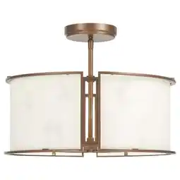 Walmart Minka Lavery - Buchanan - 4 Light Semi-Flush Mount-12.5 Inches Tall and 17.5 offer