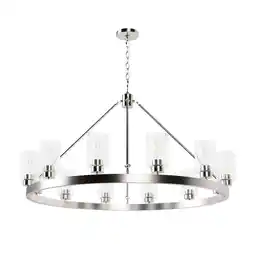 Walmart Hunter Fans - Hartland - 12 Light Chandelier-25.5 Inches Tall and 44 Inches offer