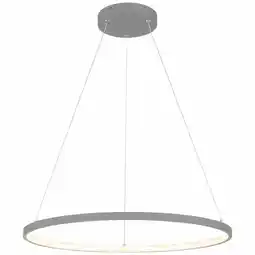 Walmart Access Lighting 52068LEDD-GRY-ACR 23.5 in. 30W Anello Dual Voltage LED Pendant, Gray offer