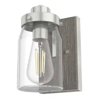 Walmart Hunter Fans - Devon Park - 1 Light Wall Sconce In Rustic Style-8.5 Inches Tall offer