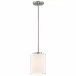 Walmart Access Lighting 28109LEDDLP-BS-CLOP 7 in. 10W Seville Pendant, Brushed Steel offer