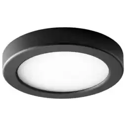 Walmart Oxygen Lighting 3-645 Elite 7 Wide Led Flush Mount Drum Ceiling Fixture - Black offer