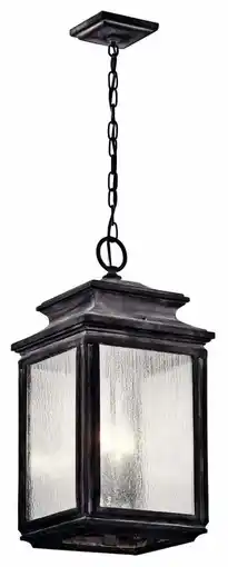 Walmart Kichler 49505 Wiscombe Park 4 Light Outdoor Full Sized Pendant - Weathered Zinc offer