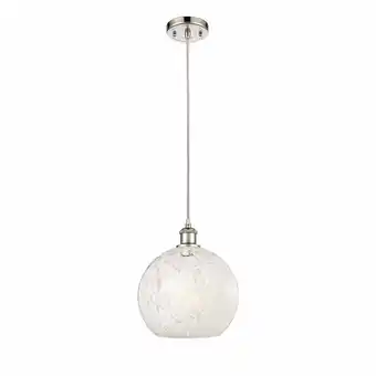 Walmart Innovations Lighting 516-1P-12-10 White Mouchette Pendant White Mouchette 10 Wide offer