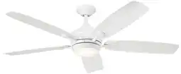 Walmart Kichler Lighting - Tranquil - 5 Blade Ceiling Fan with Light Kit In Traditional offer