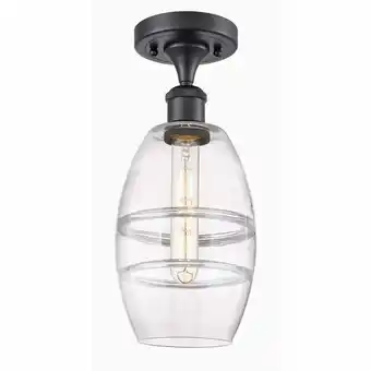 Walmart Innovations Lighting - Vaz - 1 Light Semi-Flush Mount In Industrial Style-9.38 offer