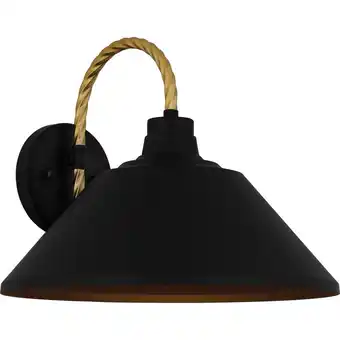 Walmart Quoizel Lsh8414 Longshore 12 Tall Outdoor Wall Sconce - Black offer