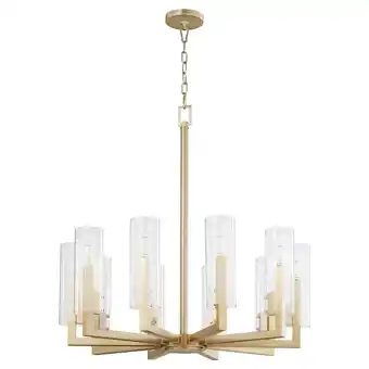 Walmart Quorum Lighting - Harbin - 10 Light Chandelier In Contemporary Style-34 Inches offer