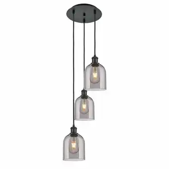 Walmart Innovations Lighting - Bella - 3 Light Cord Hung Multi Pendant In Industrial offer