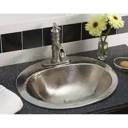 Walmart Sinkology Dalton Metal Oval Undermount Bathroom Sink with Overflow offer