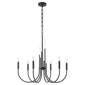 Walmart Quorum Lighting - SUMMIT - 6 Light Chandelier In Traditional Style-27.75 Inches offer