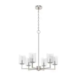 Walmart Hunter Fans - Kerrison - 6 Light Chandelier In Modern Style-26.25 Inches Tall offer