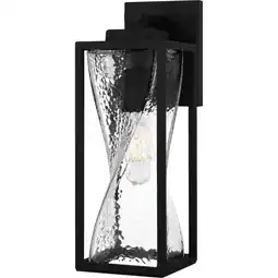 Walmart Quoizel Zar8405 Zarah 15 Tall Outdoor Wall Sconce - Black offer