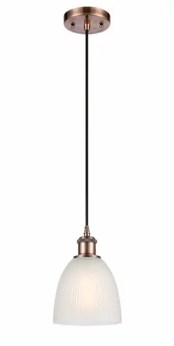 Walmart Innovations Lighting 516-1P-9-6 Castile Pendant Castile 6 Wide Mini Pendant - White offer