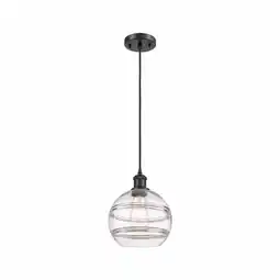 Walmart Innovations Lighting 516-1P-10-8 Rochester Pendant Rochester 8 Wide Mini Pendant - Black offer