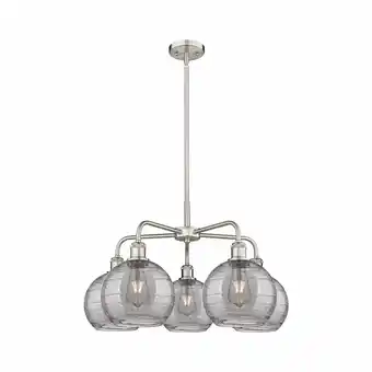 Walmart Innovations Lighting 516-5Cr 15 26 Athens Deco Swirl Chandelier Athens Deco Swirl 5 Light offer