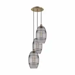 Walmart Innovations Lighting - Vaz - 3 Light Cord Hung Multi Pendant In Industrial offer