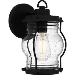 Walmart Quoizel Lhr8406 Luther 10 Tall Outdoor Wall Sconce - Black offer