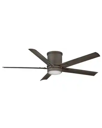 Walmart Hinkley Lighting 902552F-Lwd Vail Flush 52 5 Blade Smart Led Indoor / Outdoor Ceiling Fan offer