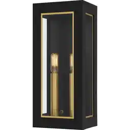 Walmart Quoizel Bbn8406 Bourbon 2 Light 15 Tall Outdoor Wall Sconce - Black offer