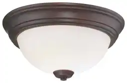 Walmart Minka Lavery - Overland Park - 2 Light Flush Mount in Transitional Style - 6 offer