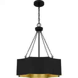 Walmart Quoizel Qp6755 Zyler 4 Light 20 Wide Pendant - Black offer