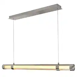 Walmart CWI Lighting Neva 1 Light Glass LED Integrated Mini Pendant in Satin Nickel offer