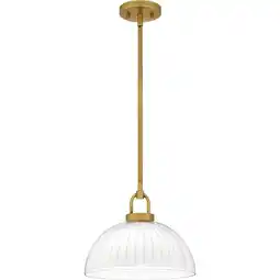 Walmart Quoizel Qp6217 Jansen 12 Wide Pendant - Gold offer