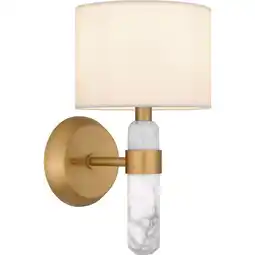 Walmart Quoizel Kmb8707 Kimberly 13 Tall Wall Sconce - Brushed Weathered Brass offer