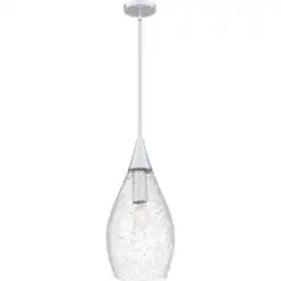 Walmart Quoizel Spruce 1-Light Polished Chrome Pendant Light offer