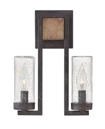 Walmart Hinkley Lighting - Two Light Wall Mount - Sawyer - 2 Light Small Outdoor Wall offer