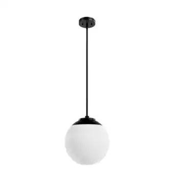 Walmart Hunter 19849 Hepburn 12 Wide Pendant - Black offer