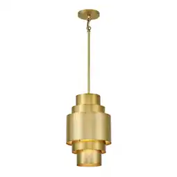 Walmart Minka Lavery 2531 Spyglass Terrace 10 Wide Mini Pendant - Brass offer