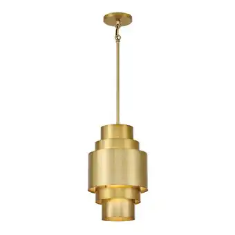 Walmart Minka Lavery 2531 Spyglass Terrace 10 Wide Mini Pendant - Brass offer