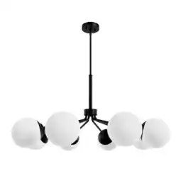 Walmart Hunter Fans - Hepburn - 8 Light Chandelier In Mid-Century Modern Style-20 Inches offer