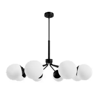 Walmart Hunter Fans - Hepburn - 8 Light Chandelier In Mid-Century Modern Style-20 Inches offer