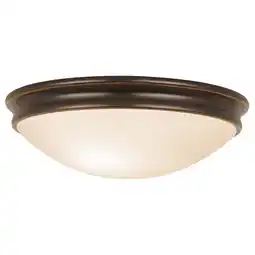 Walmart Access Lighting 20726Leddlp Atom 3 Light 14 Wide Led Flush Mount Bowl Ceiling Fixture offer