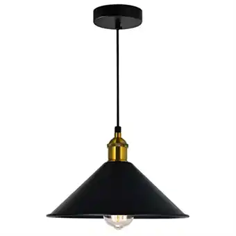 Walmart CWI Lighting Brave 1 Light Metal Indoor Mini Pendant in Black offer