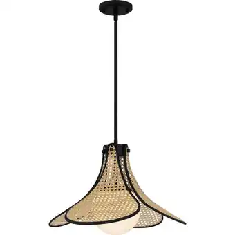 Walmart Quoizel Qp6207 Delilah 18 Wide Pendant - Black offer