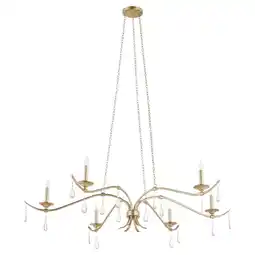 Walmart Quorum International 602-6 Lorelei 6 Light 50 Wide Crystal Candle Style Chandelier offer