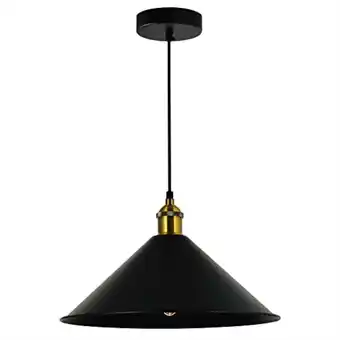 Walmart CWI Lighting Brave 1 Light Metal Indoor Mini Pendant in Black offer