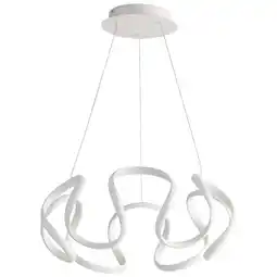 Walmart Oxygen Lighting 3-60 Cirro 22 Wide Led Chandelier - White offer